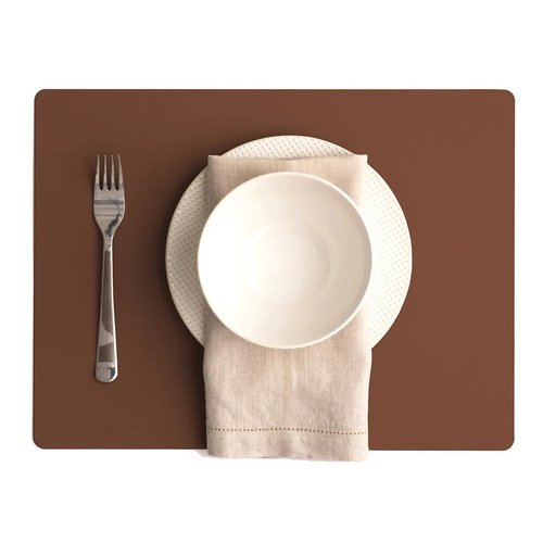 Vacavaliente SRL Ruca placemat rechthoekig cocoa recycl. leer