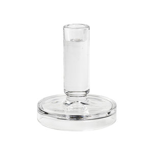 Broste Copenhagen Petra bougeoir verre transparent large Broste Copenhagen Petra bougeoir verre transparent large