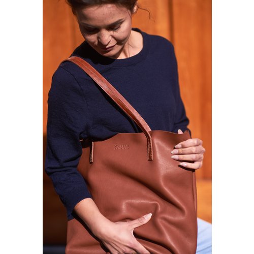 O My Bag Georgia handtas - soft grain leder wild oak