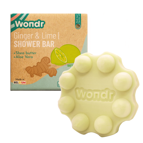 Wondr Shower bar Energizing ginger & lime