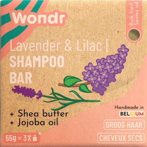 Wondr Shampoo bar Purple healing - lavender & lilac