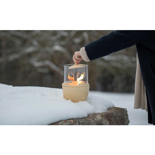 Denk Keramik Lichtglas set voor Smeltvuur® tuinkaars outdoor ceranatur®