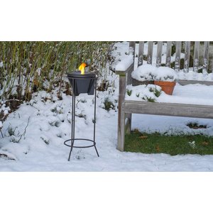Denk Keramik Support pour Smeltvuur® outdoor en acier laqué noir Denk Keramik Support pour Smeltvuur® outdoor en acier laqué noir