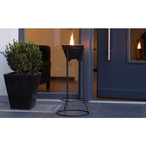 Denk Keramik Standaard voor smeltvuur® outdoor zwart gepoederlakt staal