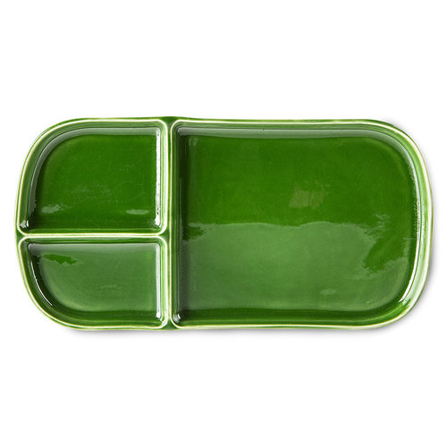 HKLiving The Emeralds: keramische serveerschaal - set van 2 HKLiving The Emeralds: keramische serveerschaal - set van 2