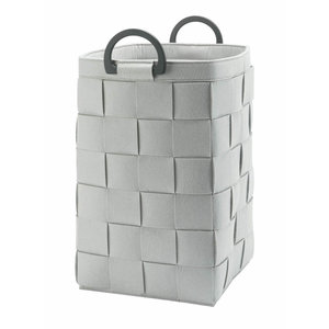 Aquanova Dix panier à linge gris argenté