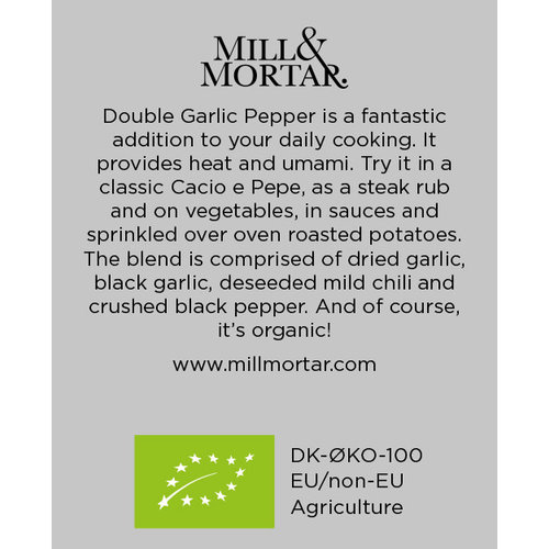 Mill & Mortar Double garlic pepper
