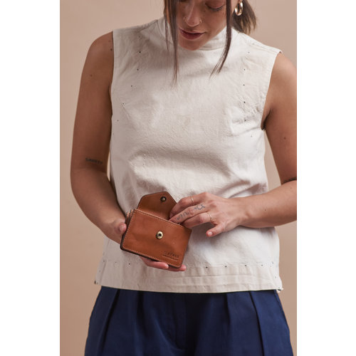 O My Bag Harmonica portefeuille-  klassiek leder cognac