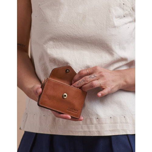 O My Bag Harmonica portefeuille-  klassiek leder cognac