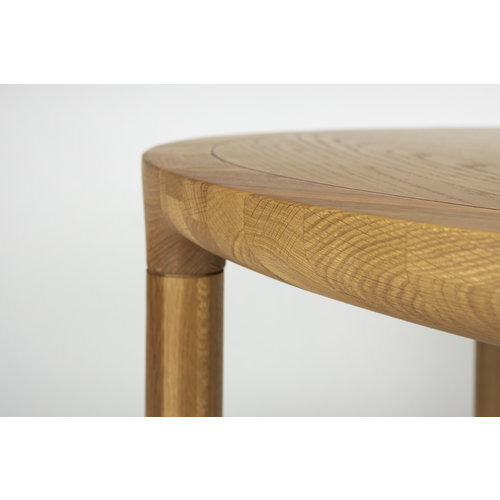 Zuiver Storm ronde eettafel naturel essenhout Ø 128