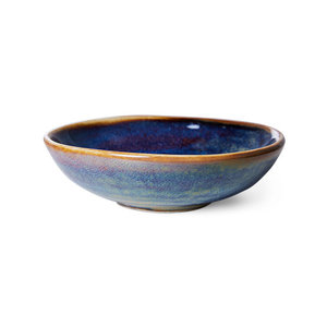 HKLiving Chef ceramics kommetje rustiek blauw