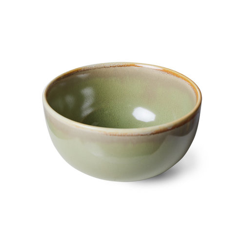 HKLiving Chef ceramics bowl moss groen