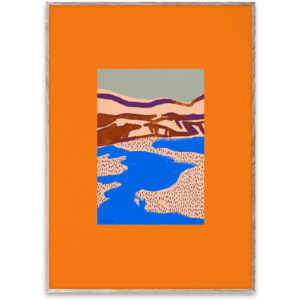 Paper Collective Orange landscape poster 50 x 70