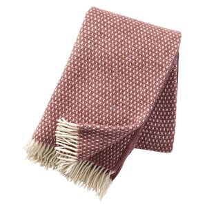 Klippan Knut plaid rose marron Klippan Knut plaid rose marron