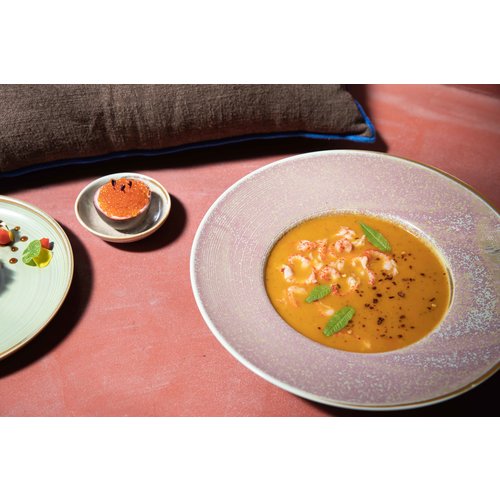 HKLiving Chef ceramics pastabord rustiek roze