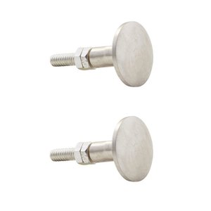 House Doctor Knob crochet argenté Ø 3 (lot de 2) House Doctor Knob crochet argenté Ø 3 (lot de 2)