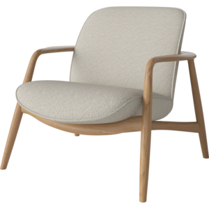 Bolia Bowie fauteuil en chêne huilé vilme bouclé Bolia Bowie fauteuil en chêne huilé vilme bouclé