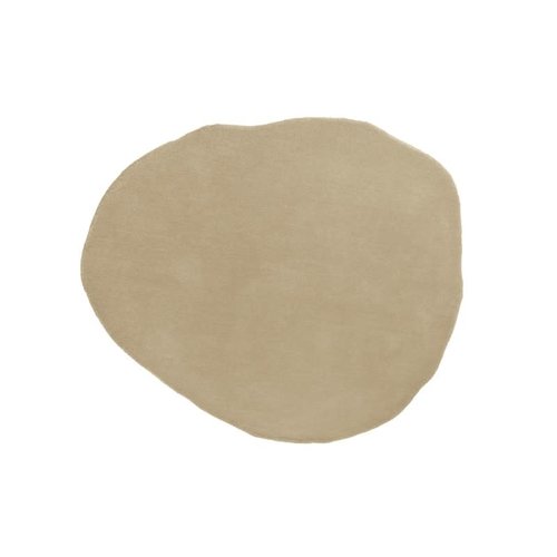 Organic round tapijt medium Sand Organic round tapijt medium Sand