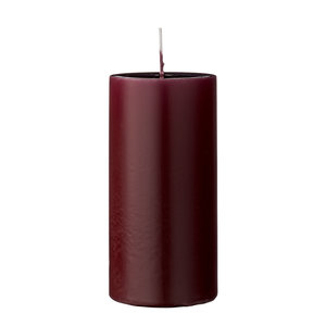 Bloomingville Bougie Anja aubergine Ø 7 x H 15 cm