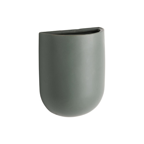 Present Time Ovale bloempot muur groen 19 x 14,8 Present Time Ovale bloempot muur groen 19 x 14,8
