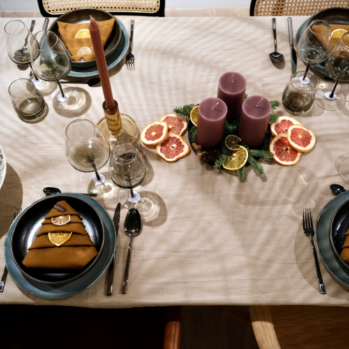 Bolia Soft collection tafelkleed zand 270 Bolia Soft collection tafelkleed zand 270