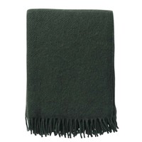 Gotland plaid bottle green