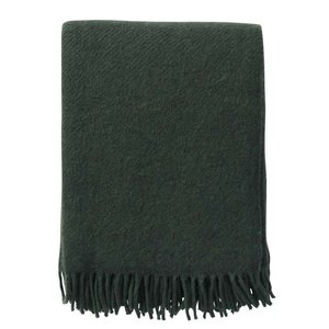 Klippan Gotland plaid bottle green