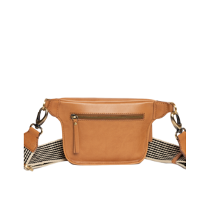 O My Bag Beck's sac banane avec ceinture à carreaux - cuir pomme cognac O My Bag Beck's sac banane avec ceinture à carreaux - cuir pomme cognac