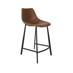 Dutchbone Franky counter stoel - 65 cm Bruin -TOONZAALMODEL