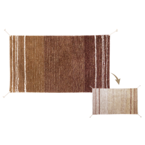Lorena Canals Twin tapis lavable et réversible Toffee Lorena Canals Twin tapis lavable et réversible Toffee