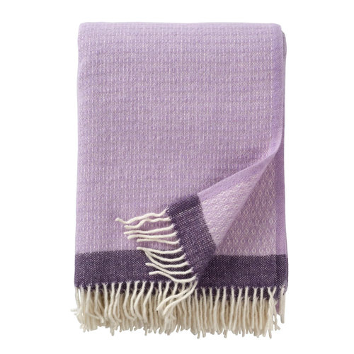 Klippan Harald plaid mauve/lilla Klippan Harald plaid mauve/lilla