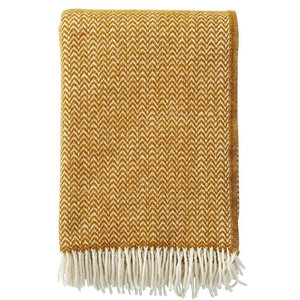 Klippan Chevron plaid caramel