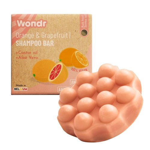 Wondr Shampoo bar Orange is the new bar - orange & grapefruit