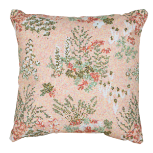 Fermob Pixels coussin bouquet sauvage rose poudré 44 x 44