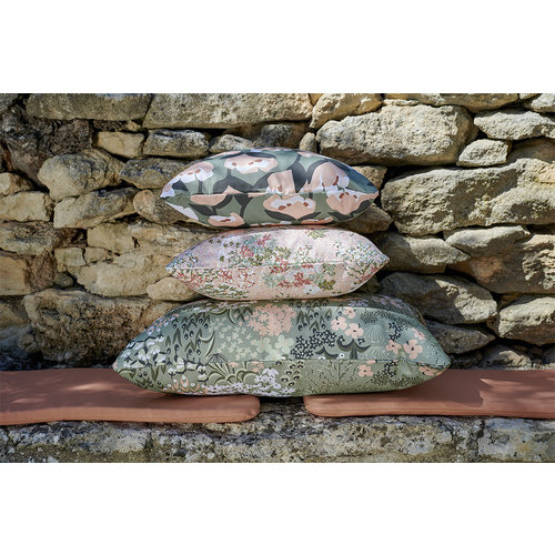 Fermob Pixels kussen bouquet sauvage rose poudré 44 x 44 Fermob Pixels kussen bouquet sauvage rose poudré 44 x 44