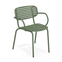 Mom tuinstoel met armleuningen military green