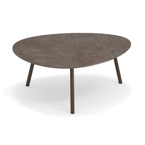 Emu Terramare table basse cadre: brown - plateau: emperador W75 x D70 x H30 Emu Terramare table basse cadre: brown - plateau: emperador W75 x D70 x H30