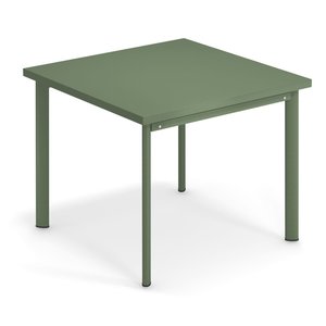 Emu Star table de jardin 90 x 90 military green