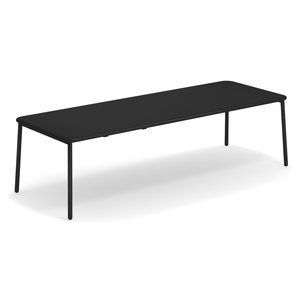 Emu Yard table de jardin extensible 160+55+55 x 97,5 black