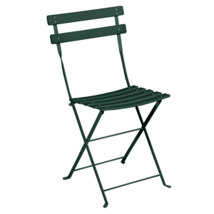Fermob Bistro chaise de jardin en métal vert cèdre - lot de 2 Fermob Bistro chaise de jardin en métal vert cèdre - lot de 2