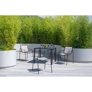 Emu Rio R50 chaise de jardin avec accoudoirs black Emu Rio R50 chaise de jardin avec accoudoirs black