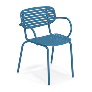 Emu Mom chaise de jardin avec accoudoirs light blue