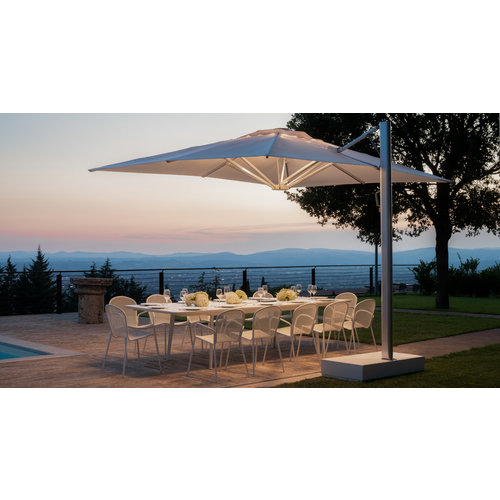 Emu Plus4 verlengbare tuintafel imperial white 220+110 x 110 Emu Plus4 verlengbare tuintafel imperial white 220+110 x 110