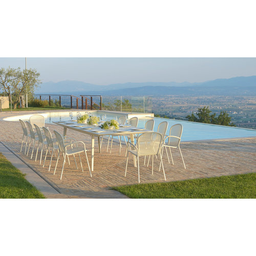 Emu Plus4 verlengbare tuintafel imperial white 220+110 x 110 Emu Plus4 verlengbare tuintafel imperial white 220+110 x 110