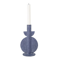 Bess kaarshouder blauw polyresin