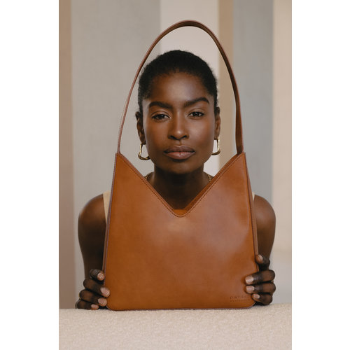 O My Bag Vicky handtas - klassiek leder cognac