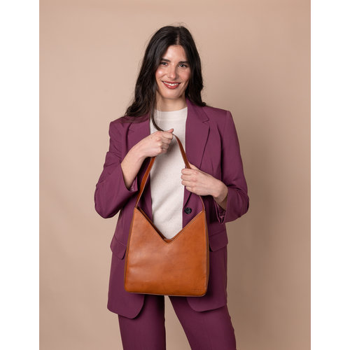 O My Bag Vicky handtas - klassiek leder cognac