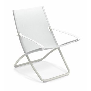 Emu Snooze loungestoel matt white/white