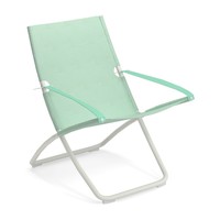 Snooze loungestoel white/citronella