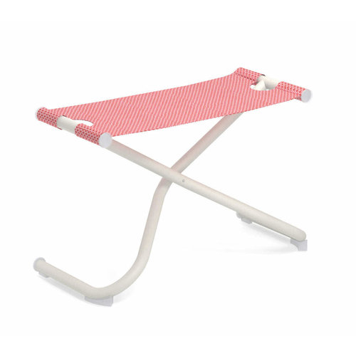 Emu Snooze loungestoel voetensteun white/raspberry